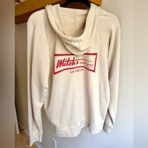 Mitch’s Surfshop La Jolla Off White Hoodie